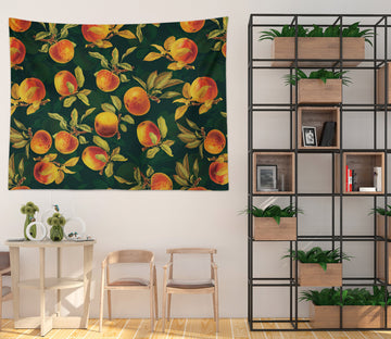 3D Fruit Peaches 5346 Uta Naumann Tapestry Hanging Cloth Hang