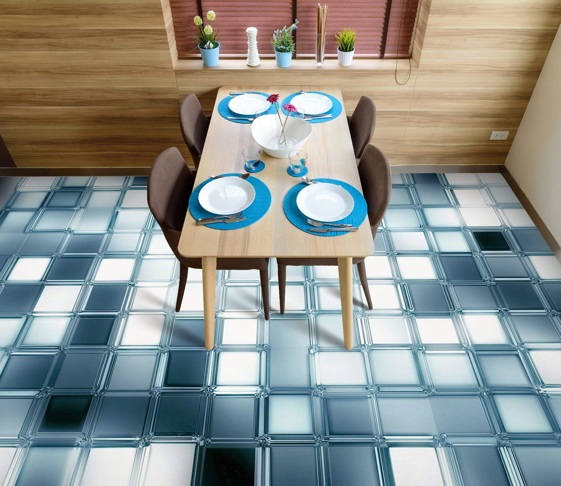 3D Shiny Color Squares 1382 Floor Mural  Wallpaper Murals Self-Adhesive Removable Print Epoxy