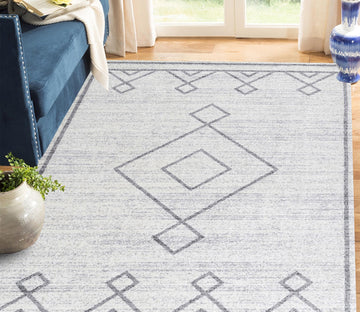 3D Black Diamond WG122 Non Slip Rug Mat Mat AJ Creativity Home 