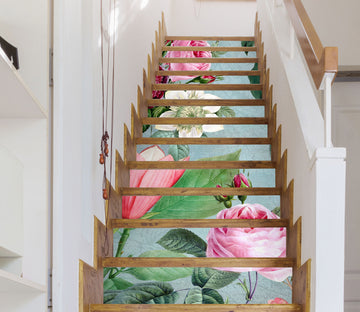 3D Rose Pink 109230 Andrea Haase Stair Risers