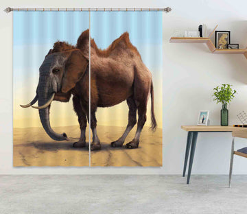 3D Camelephant 016 Vincent Hie Curtain Curtains Drapes