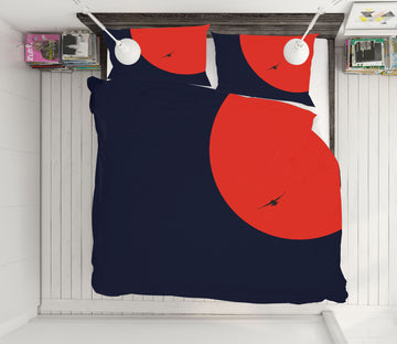 3D Red Sun 191 Boris Draschoff Bedding Bed Pillowcases Quilt