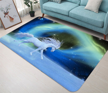 3D Galaxy Unicorn 81 Non Slip Rug Mat Mat AJ Creativity Home 