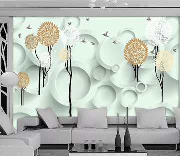 3D Floral Pattern WC1406 Wall Murals