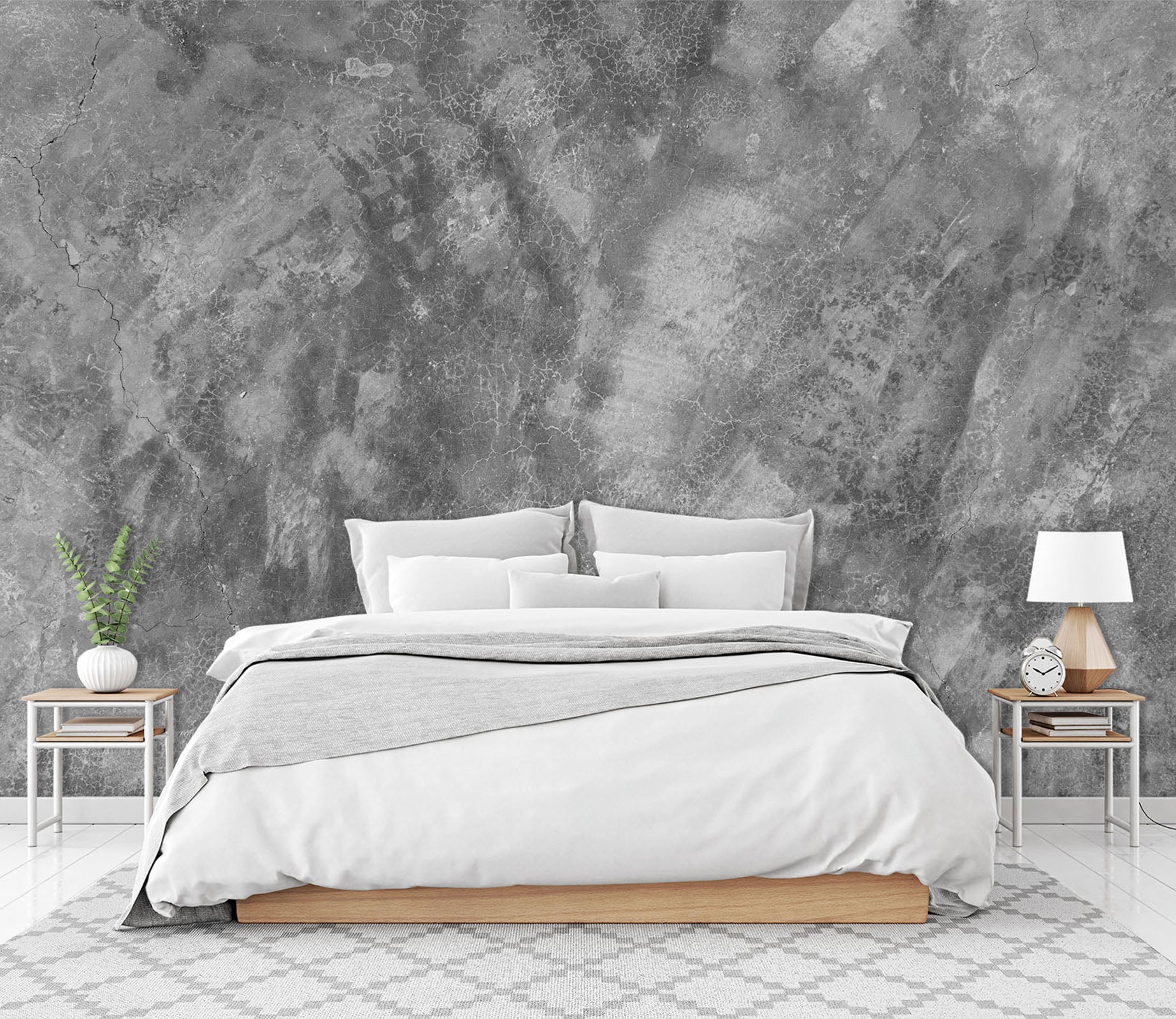 3D Gray Texture 49 Wall Murals