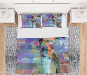 3D Purple Pattern 1021 Michael Tienhaara Bedding Bed Pillowcases Quilt