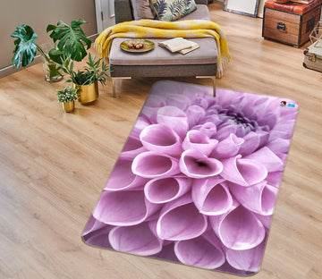 3D Purple Flower 6799 Assaf Frank Rug Non Slip Rug Mat