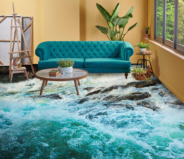 3D Turquoise Intense Water 1088 Floor Mural  Wallpaper Murals Self-Adhesive Removable Print Epoxy
