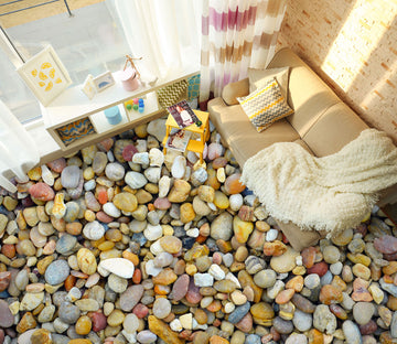 3D Summer Little Stones 1340 Floor Mural  Wallpaper Murals Self-Adhesive Removable Print Epoxy