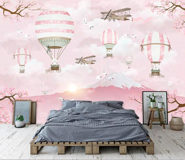3D Pink Balloon WC89 Wall Murals Wallpaper AJ Wallpaper 2 