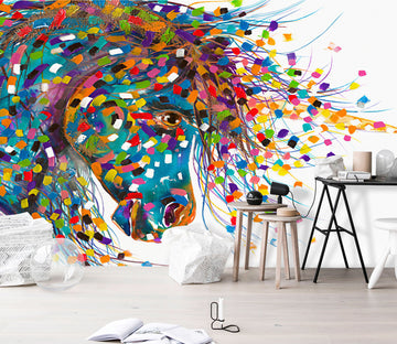 3D Color Horse WG185 Wall Murals