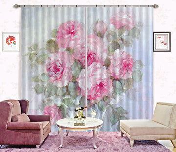 3D Flower Bush 3051 Debi Coules Curtain Curtains Drapes