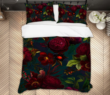 3D Red Flower Growing 182 Uta Naumann Bedding Bed Pillowcases Quilt