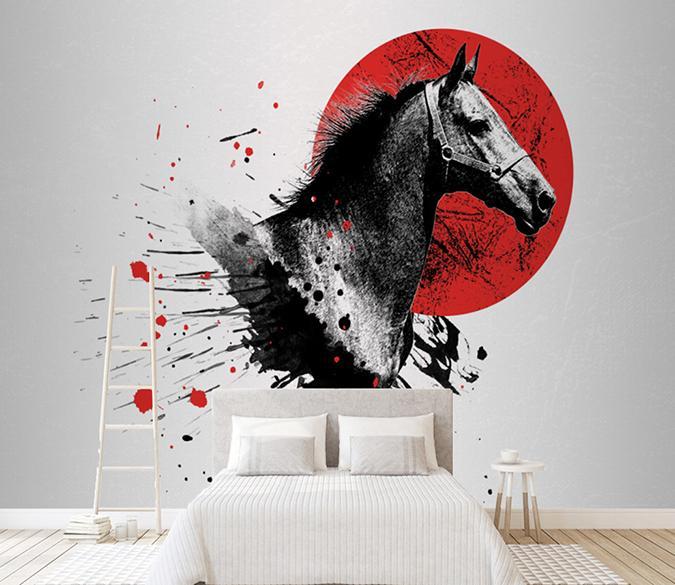 3D Oil Painting Horse 343 Wall Murals Wallpaper AJ Wallpaper 2 