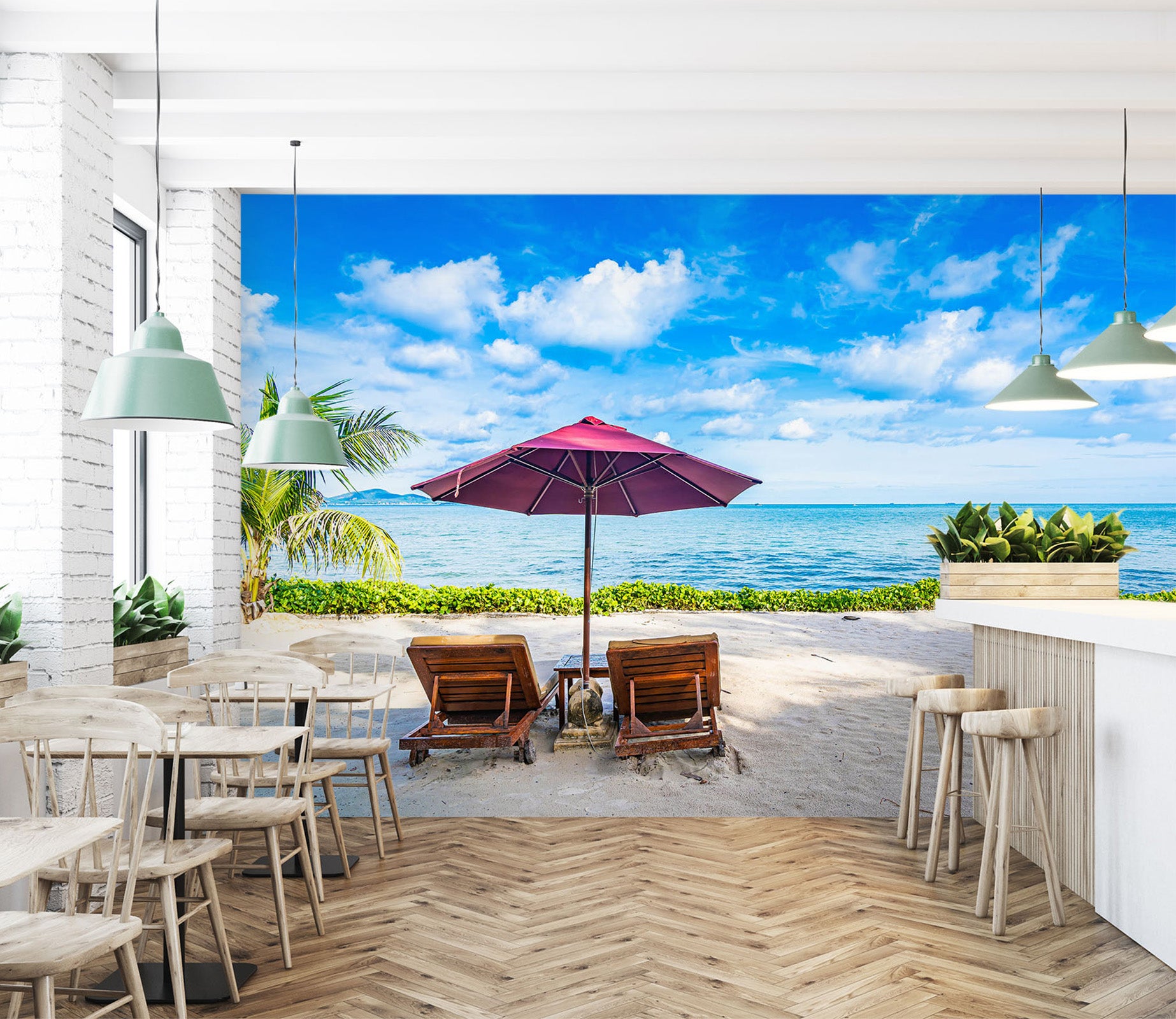 3D Sky Sea 57120 Wall Murals