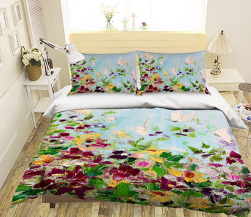 3D Butterfly Garden 601 Skromova Marina Bedding Bed Pillowcases Quilt