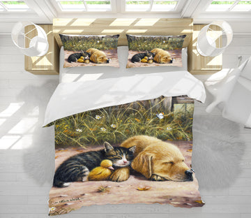 3D Cat Dog Duck 12503 Kevin Walsh Bedding Bed Pillowcases Quilt