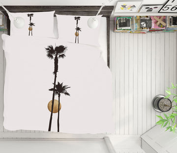 3D Black Coconut 194 Boris Draschoff Bedding Bed Pillowcases Quilt