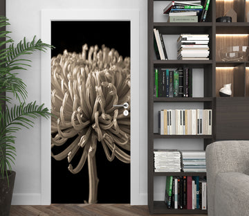 3D Chrysanthemum 5019 Assaf Frank Door Mural