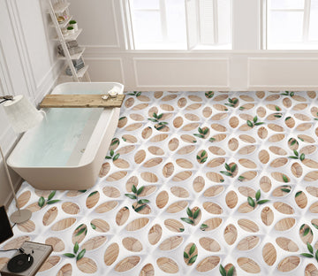 3D White Carving Art 144 Floor Mural  Wallpaper Murals Rug & Mat Print Epoxy waterproof bath floor