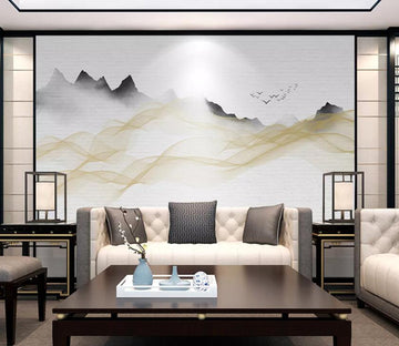 3D Color Wave WG47 Wall Murals Wallpaper AJ Wallpaper 2 