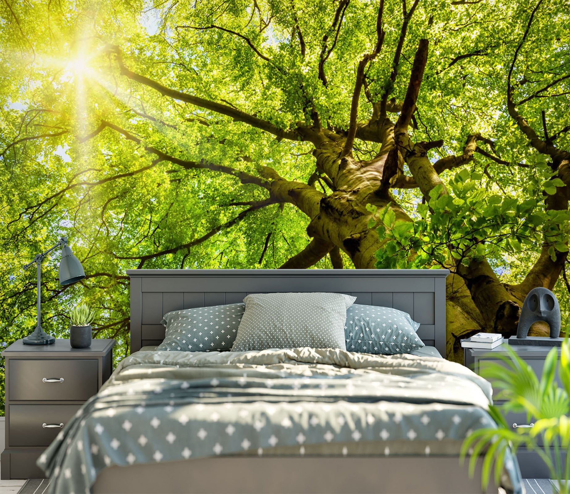 3D Sunny Forest 1658 Wall Murals