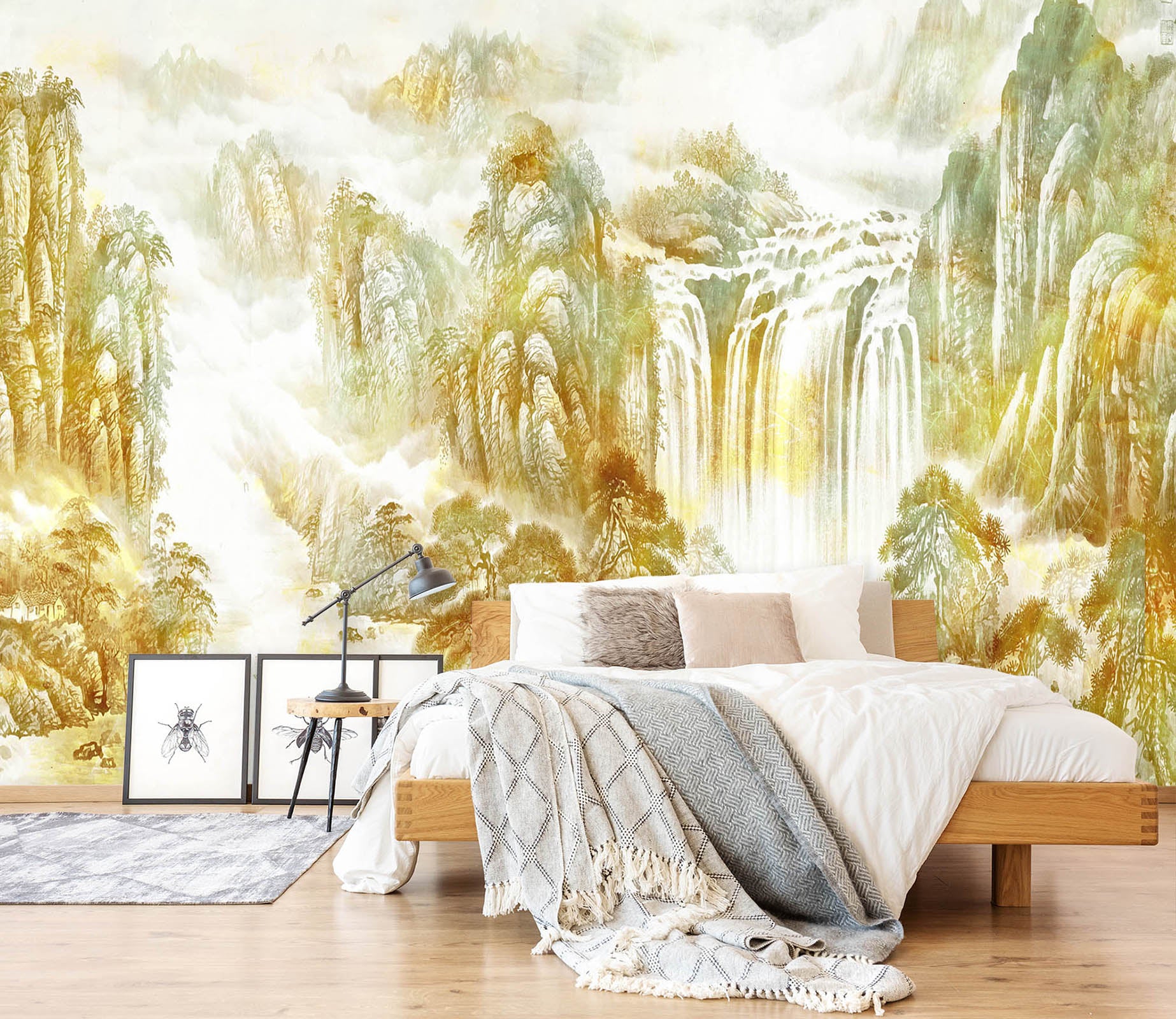 3D High Mountains 1514 Wall Murals