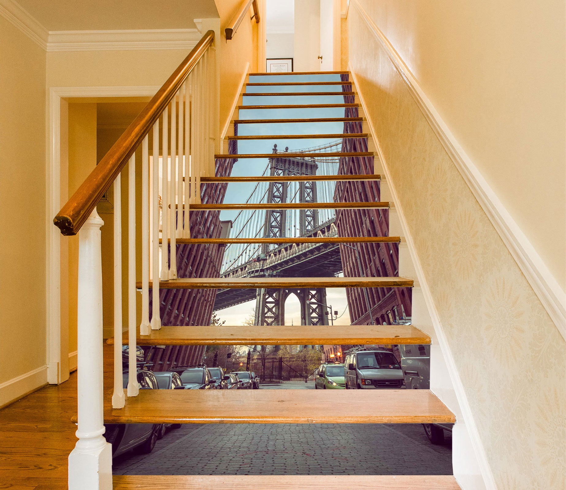 3D Bridge Vehicle 9991 Assaf Frank Stair Risers | AJ Wallpaper