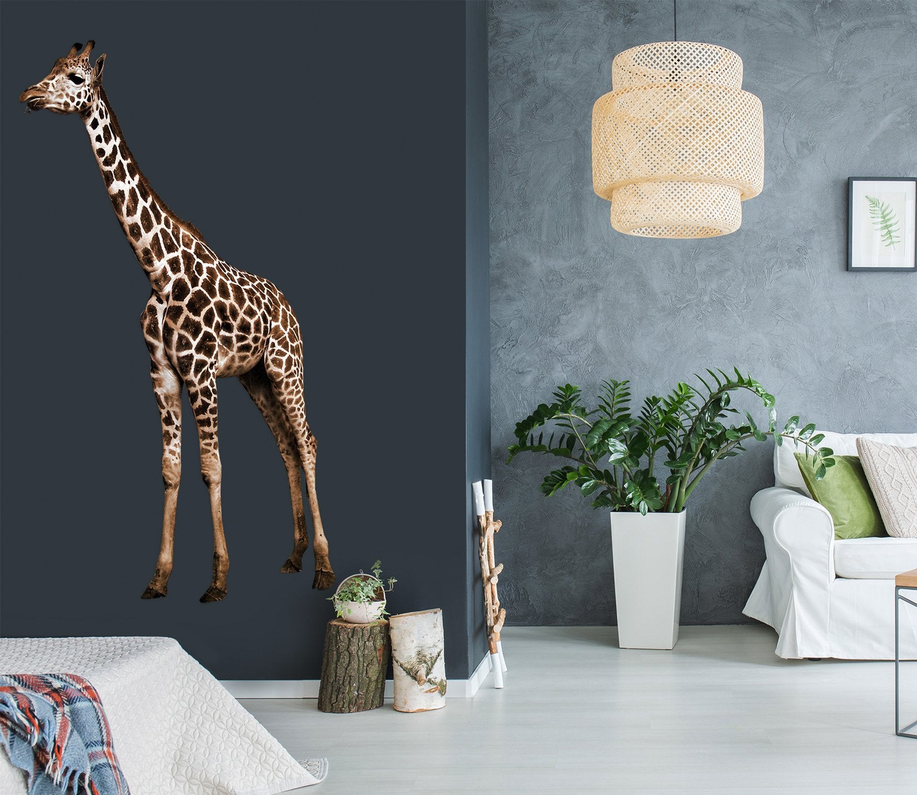 3D Giraffe's Legs 151 Animals Wall Stickers Wallpaper AJ Wallpaper 