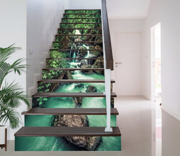 3D Greenery In The Mountains 252 Stair Risers