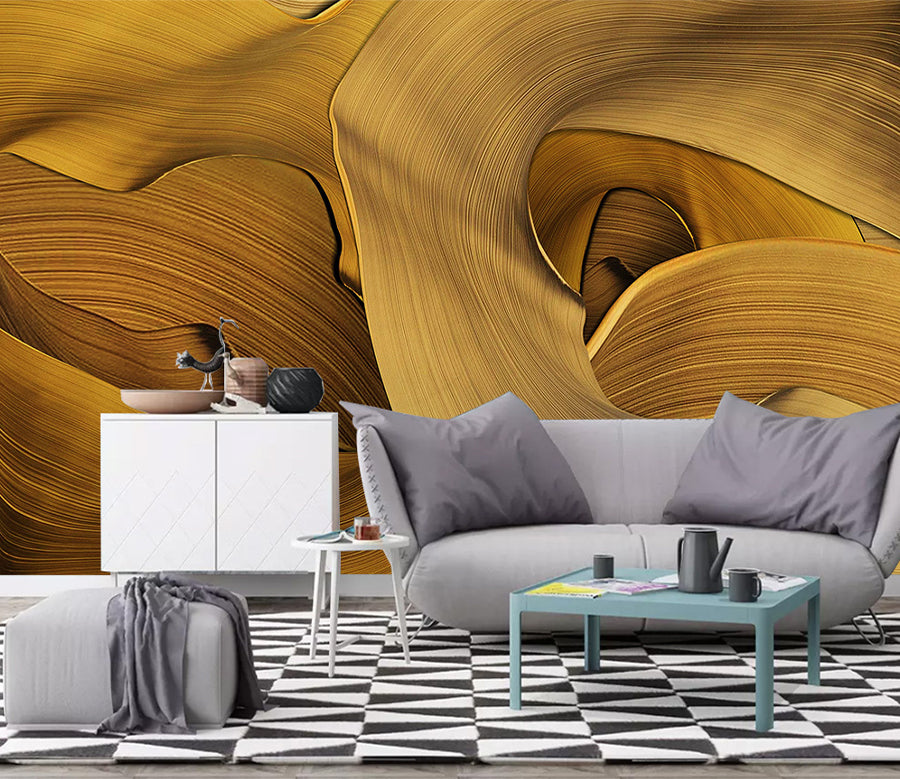 3D Yellow Stone WG390 Wall Murals