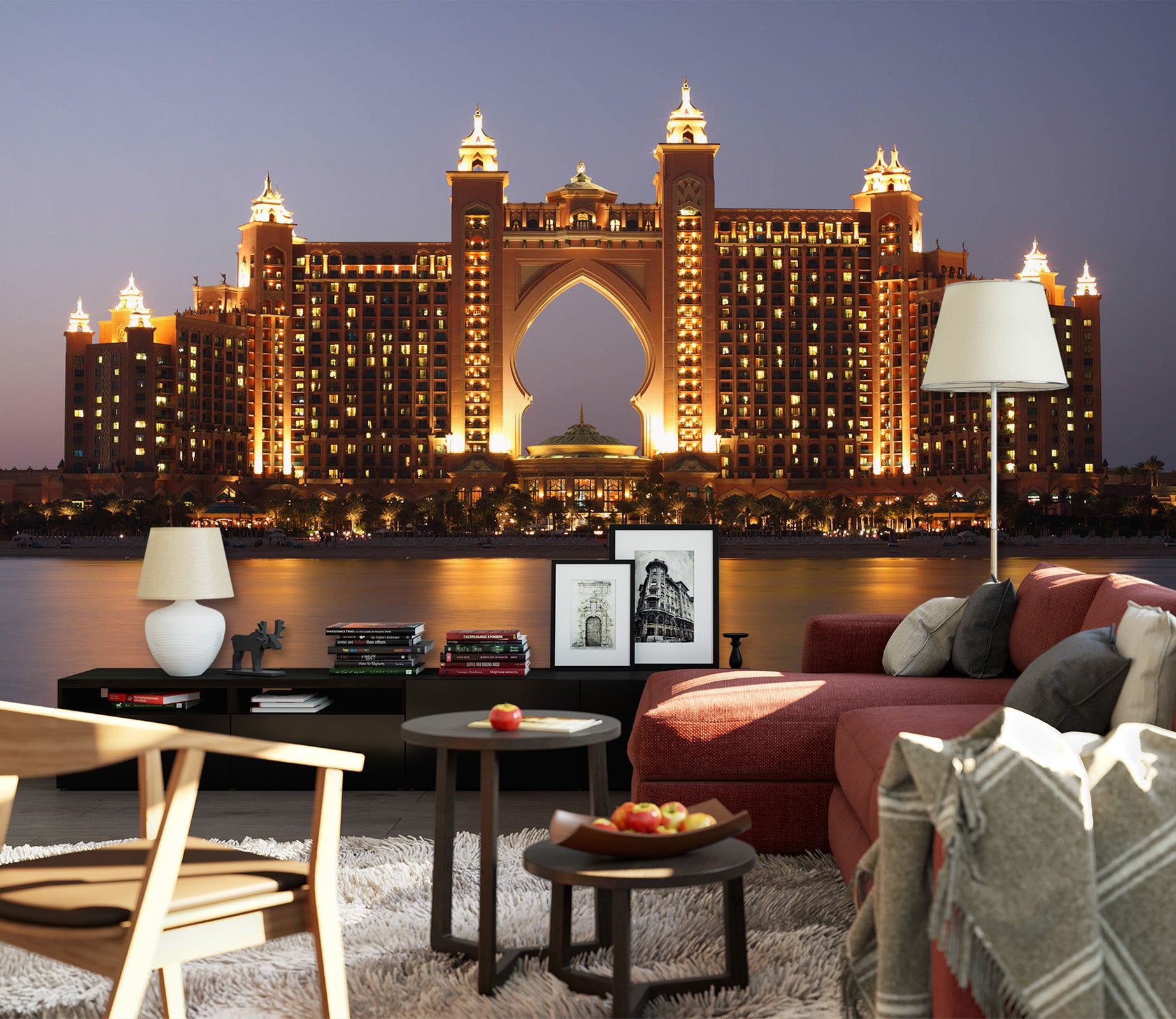 3D Night City 1482 Wall Murals