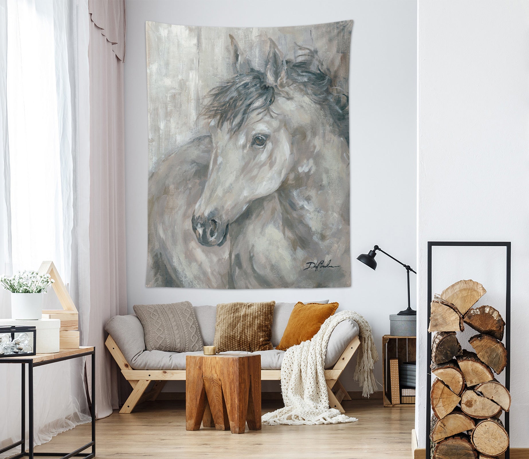 3D Horse 11217 Debi Coules Tapestry Hanging Cloth Hang