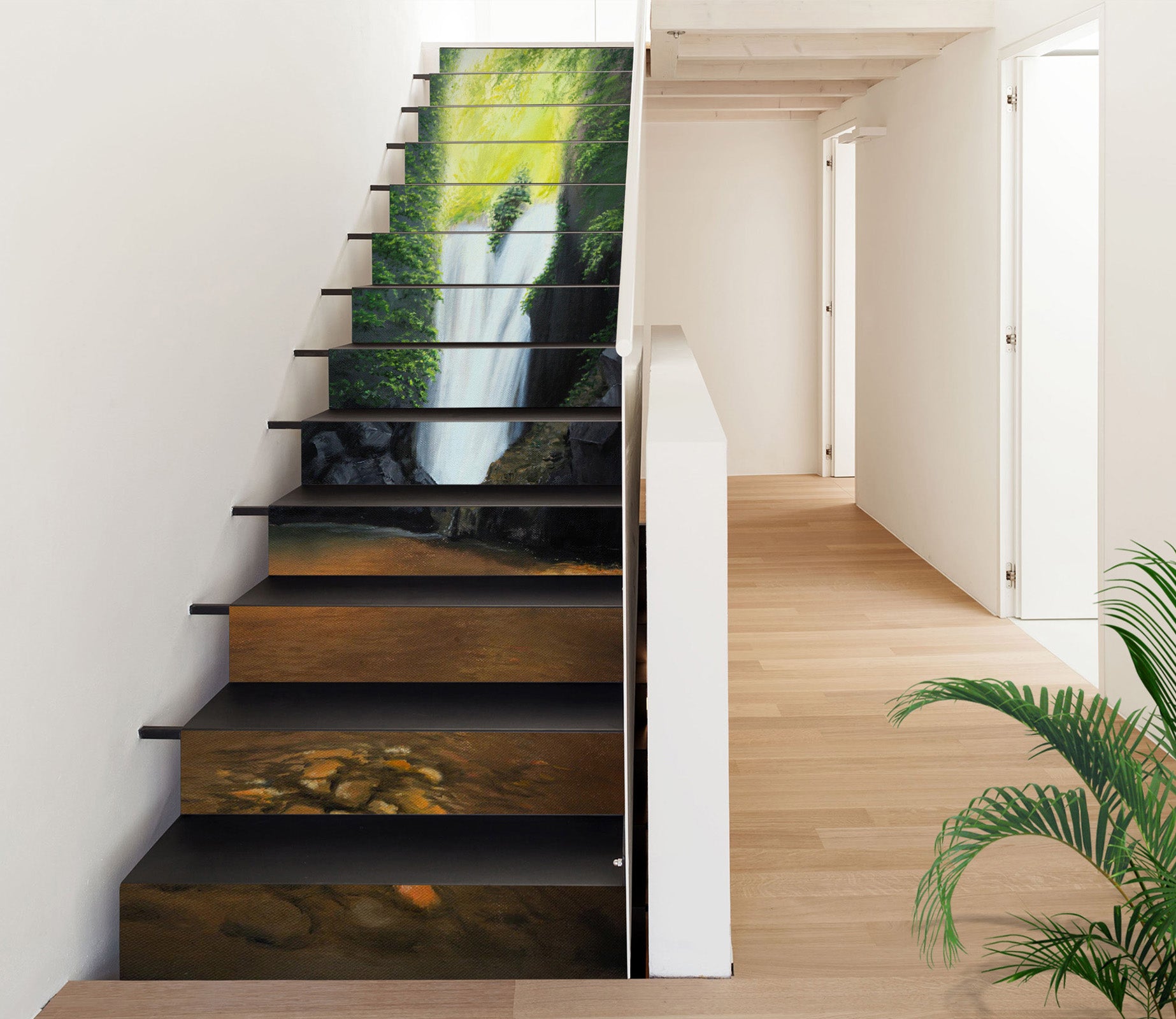 3D Waterfall 8811 Marina Zotova Stair Risers
