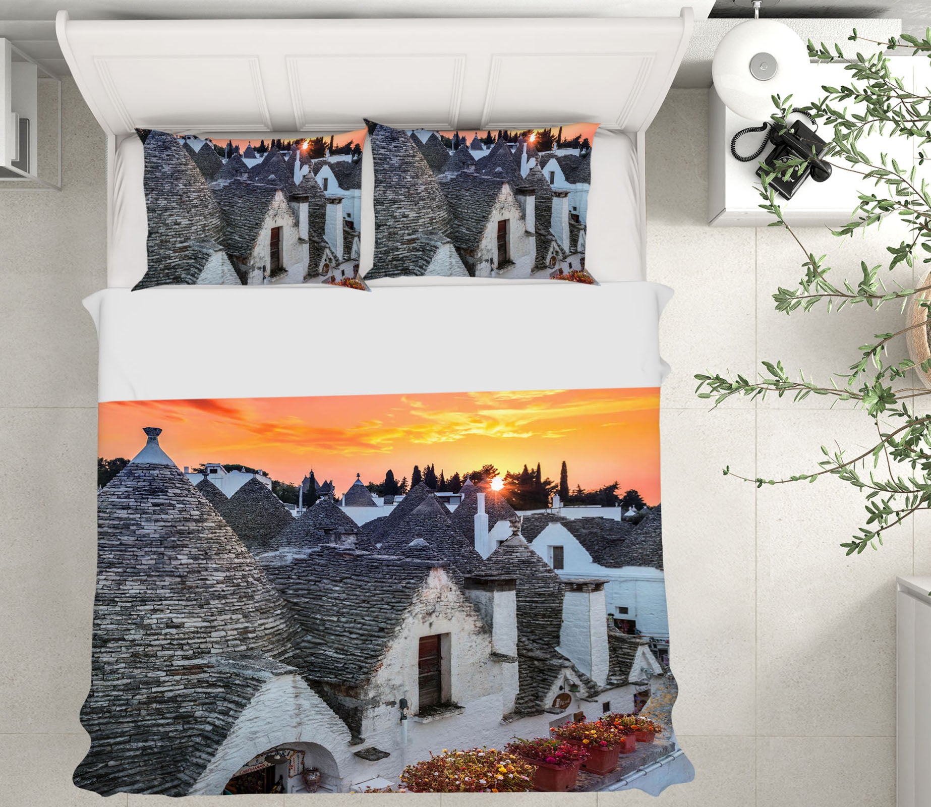 3D Sunrise Village 2101 Marco Carmassi Bedding Bed Pillowcases Quilt