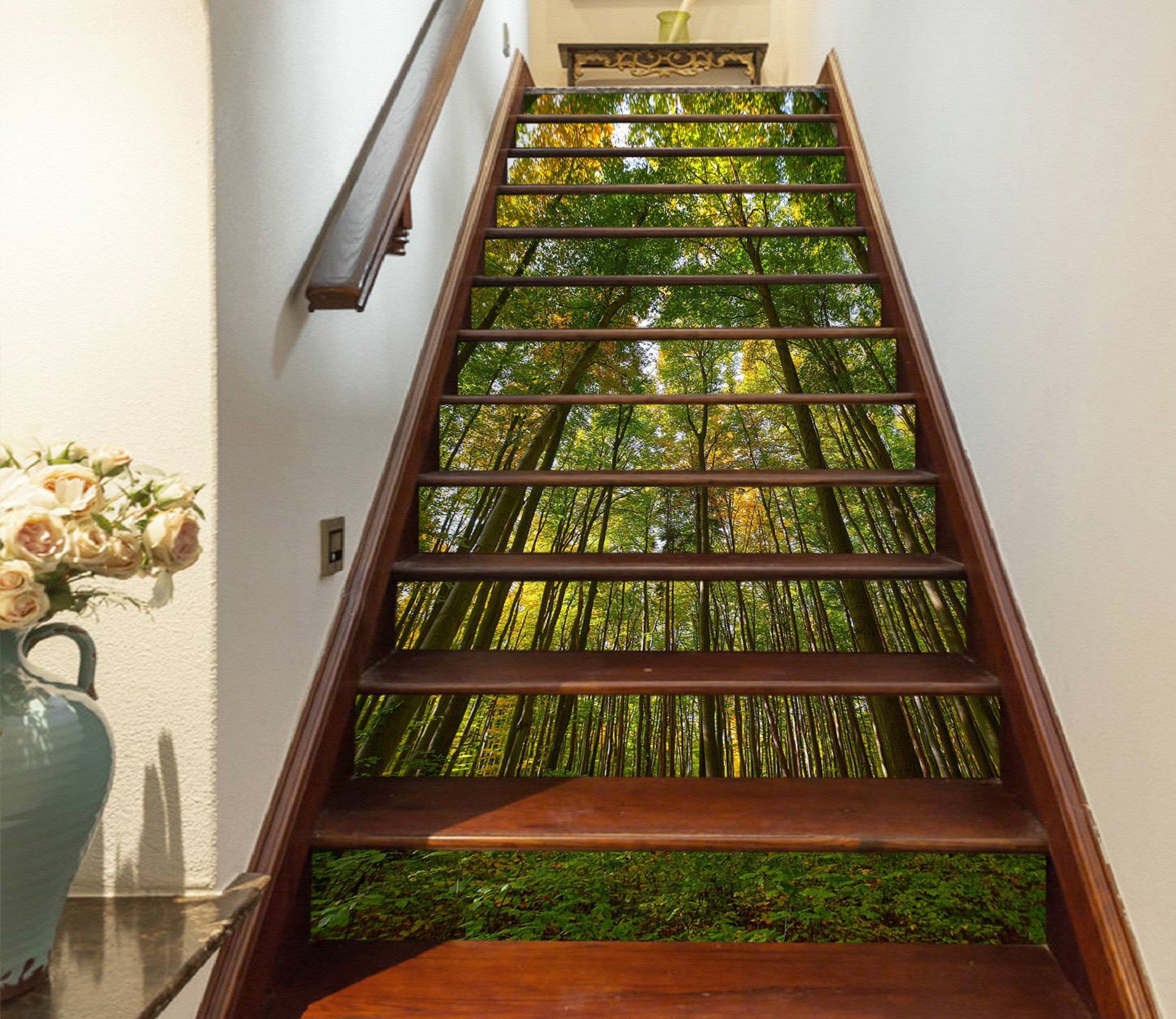 3D Big Trees 181 Stair Risers