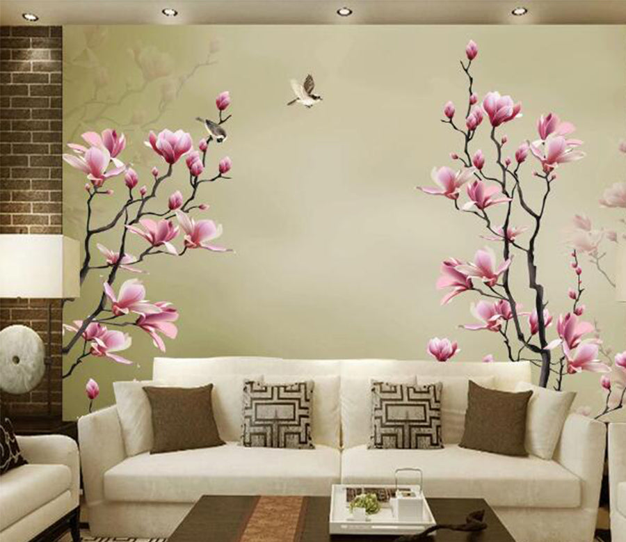 3D Plant Flower WC1282 Wall Murals