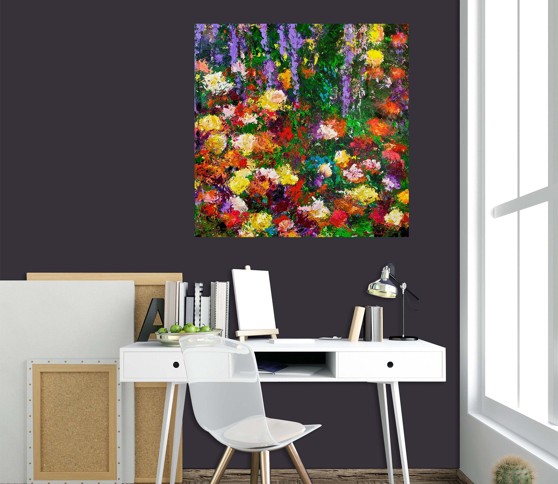 3D Flowers In Bloom 205 Allan P. Friedlander Wall Sticker
