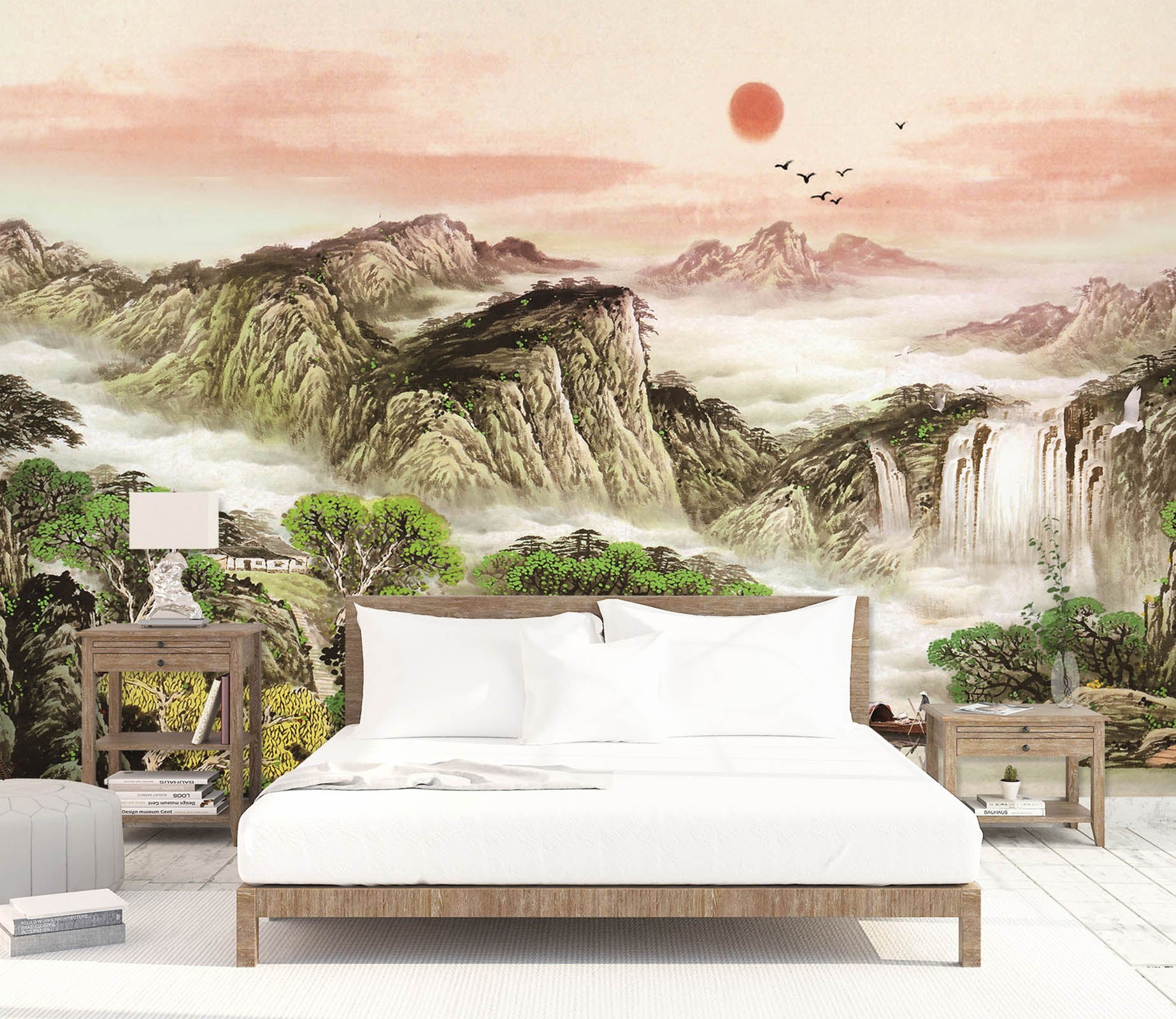 3D Sunrise Alpine 1467 Wall Murals