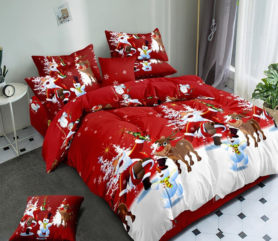 3D Santa Claus 32143 Christmas Quilt Duvet Cover Xmas Bed Pillowcases