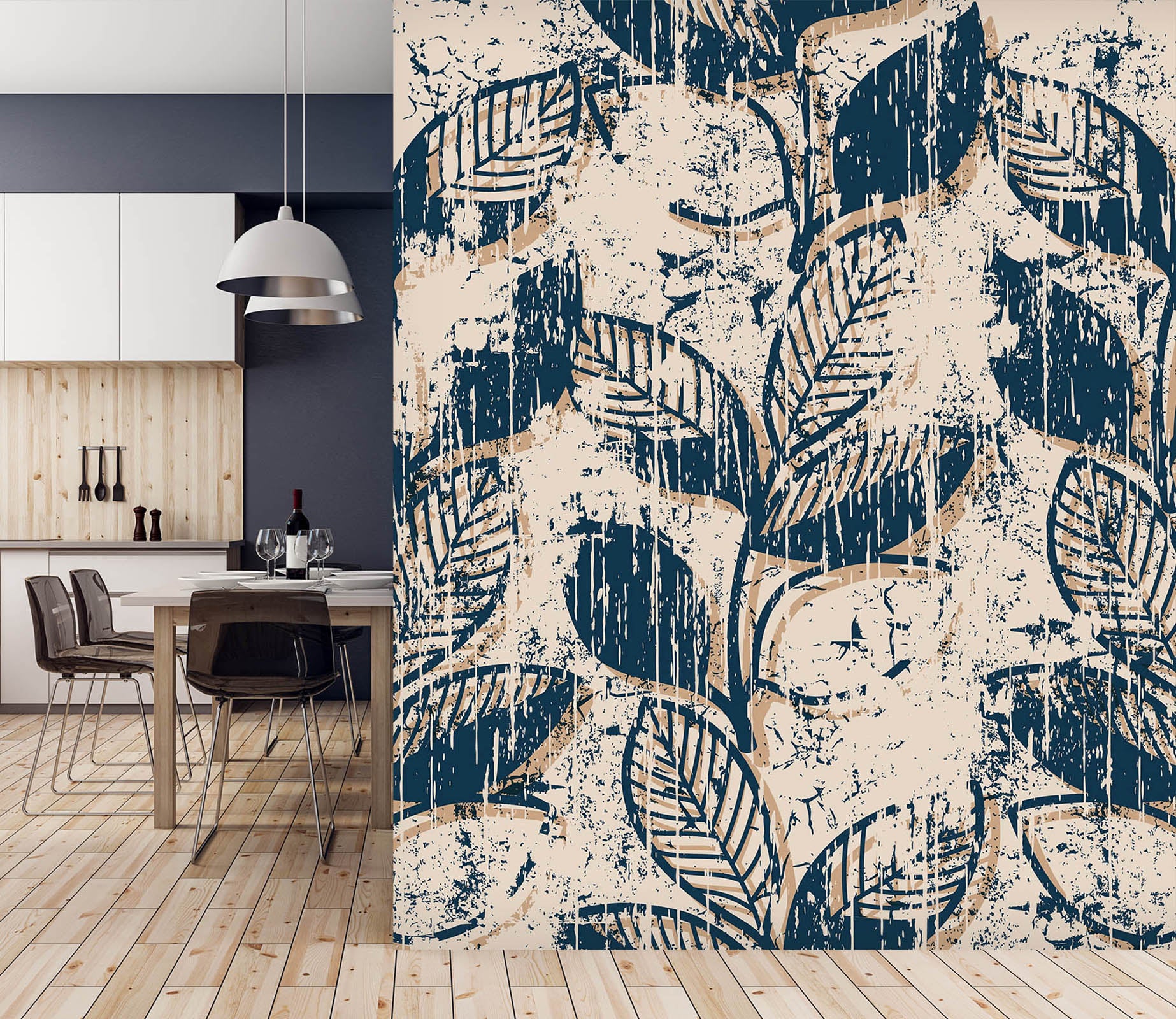 3D Leaves 57147 Wall Murals