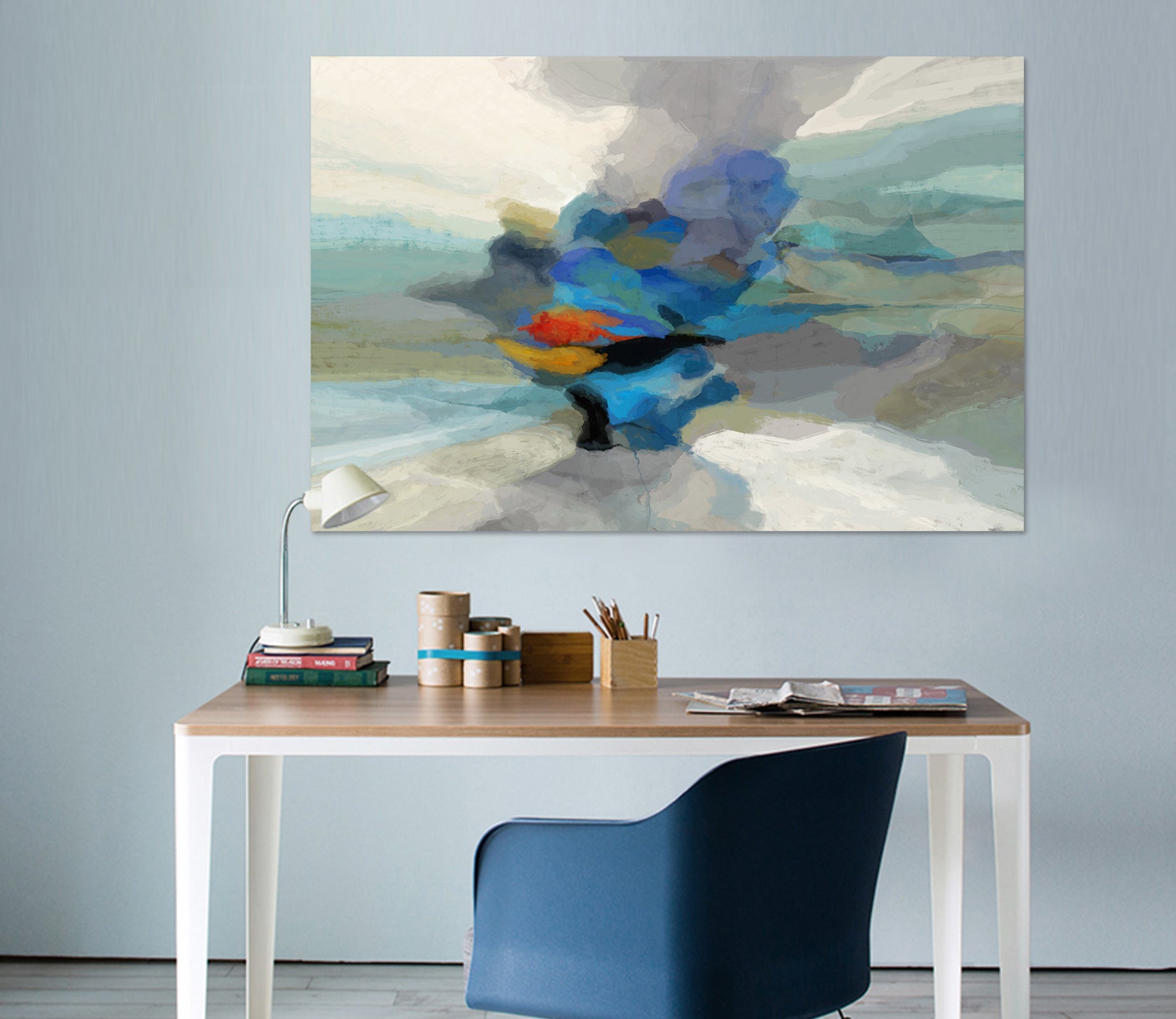 3D Color Splash 006 Michael Tienhaara Wall Sticker