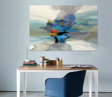 3D Color Splash 006 Michael Tienhaara Wall Sticker