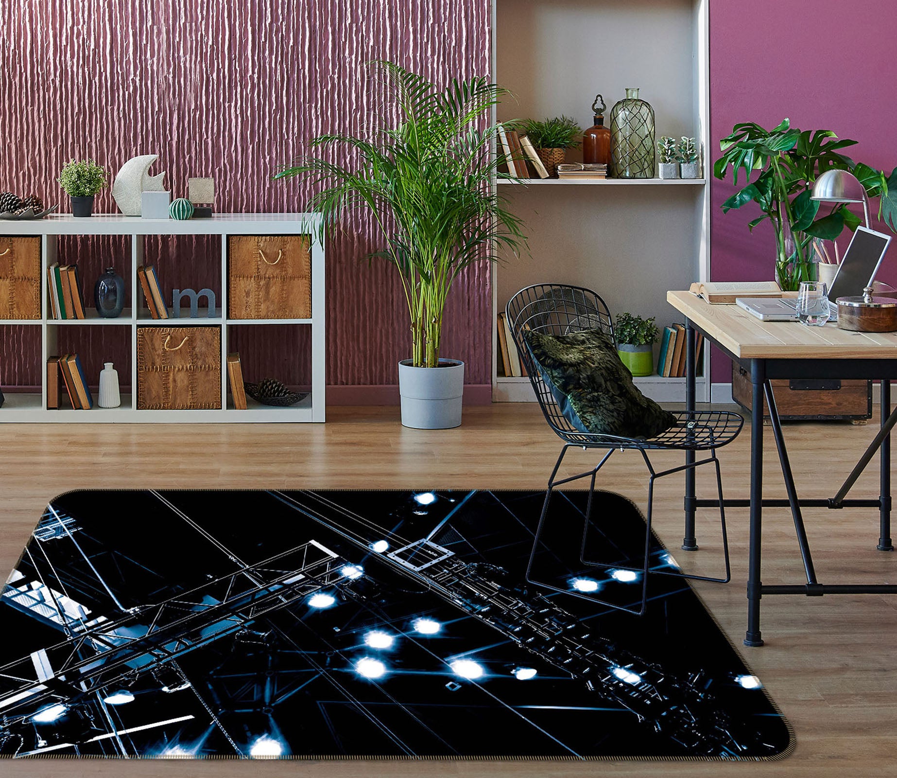 3D City Lighthouse 1002 Noirblanc777 Rug Non Slip Rug Mat