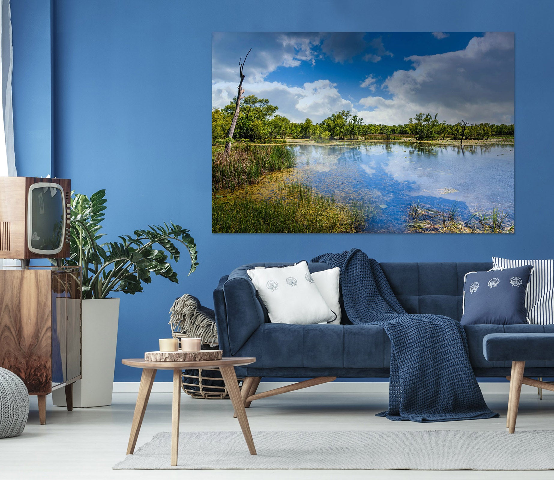 3D Cloud Lake 4007 Beth Sheridan Wall Sticker