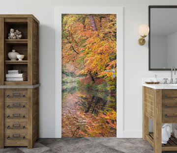 3D Mountain Forest 5104 Assaf Frank Door Mural