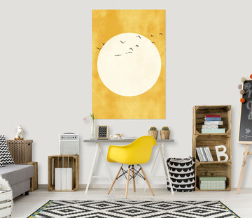 3D Flying Bird 034 Boris Draschoff Wall Sticker