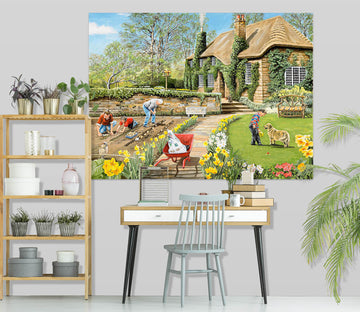 3D Spring Gardening 061 Trevor Mitchell Wall Sticker