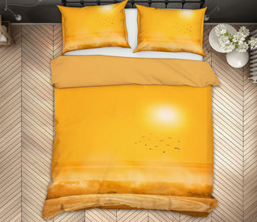 3D Yellow Sun 112 Marco Carmassi Bedding Bed Pillowcases Quilt
