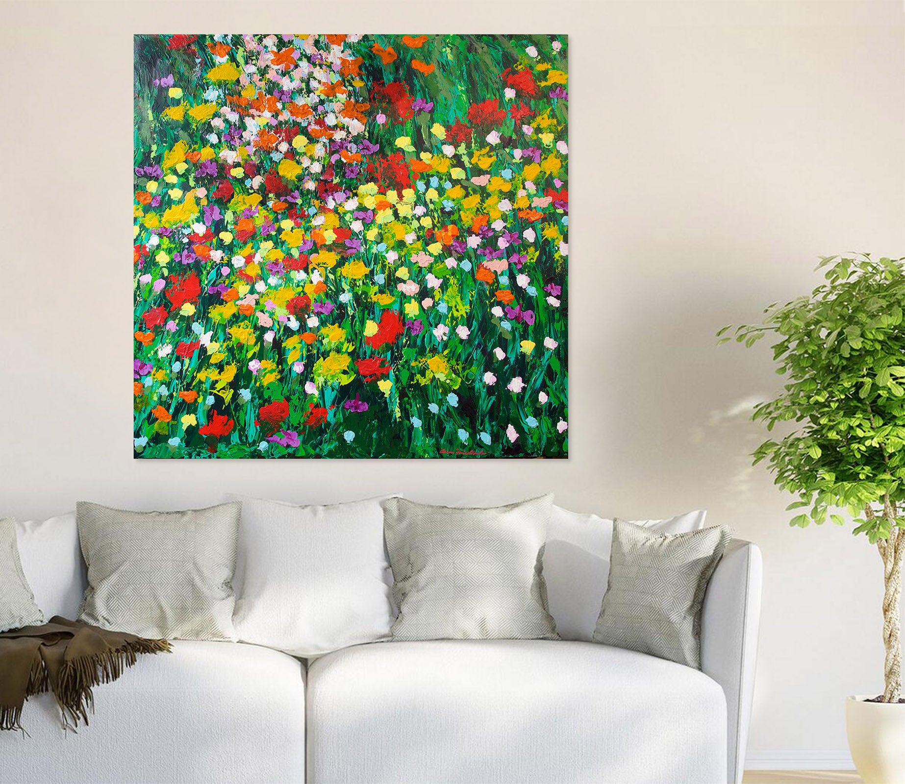 3D Wildflower Manor 102 Allan P. Friedlander Wall Sticker